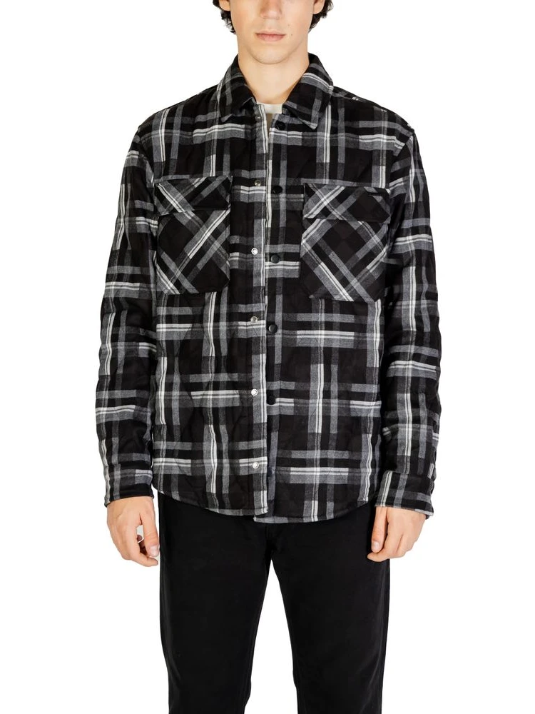 Black Polyester Coat