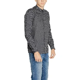 Gray Cotton Pattern Shirt