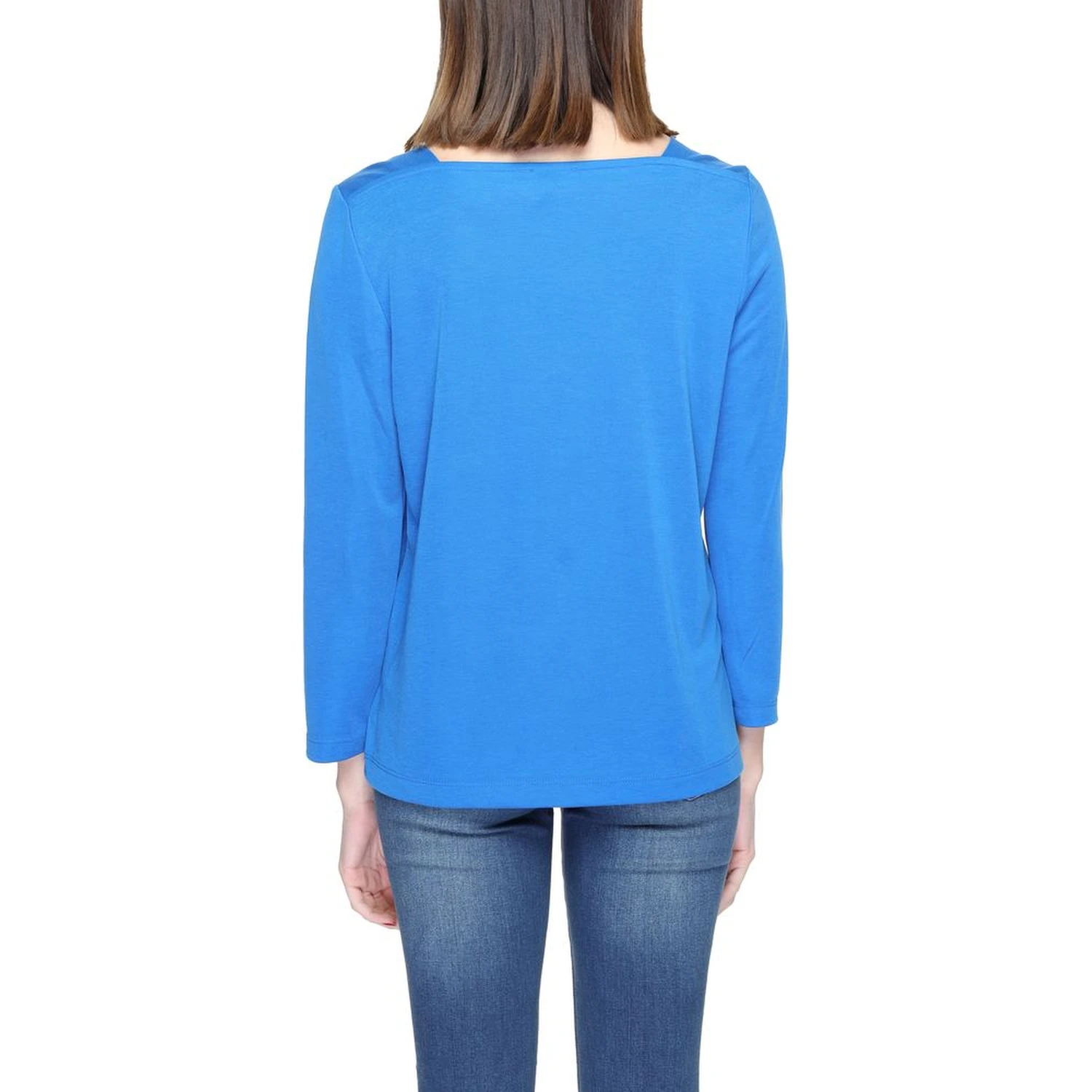 Blue Modal Long Sleeve T-Shirt