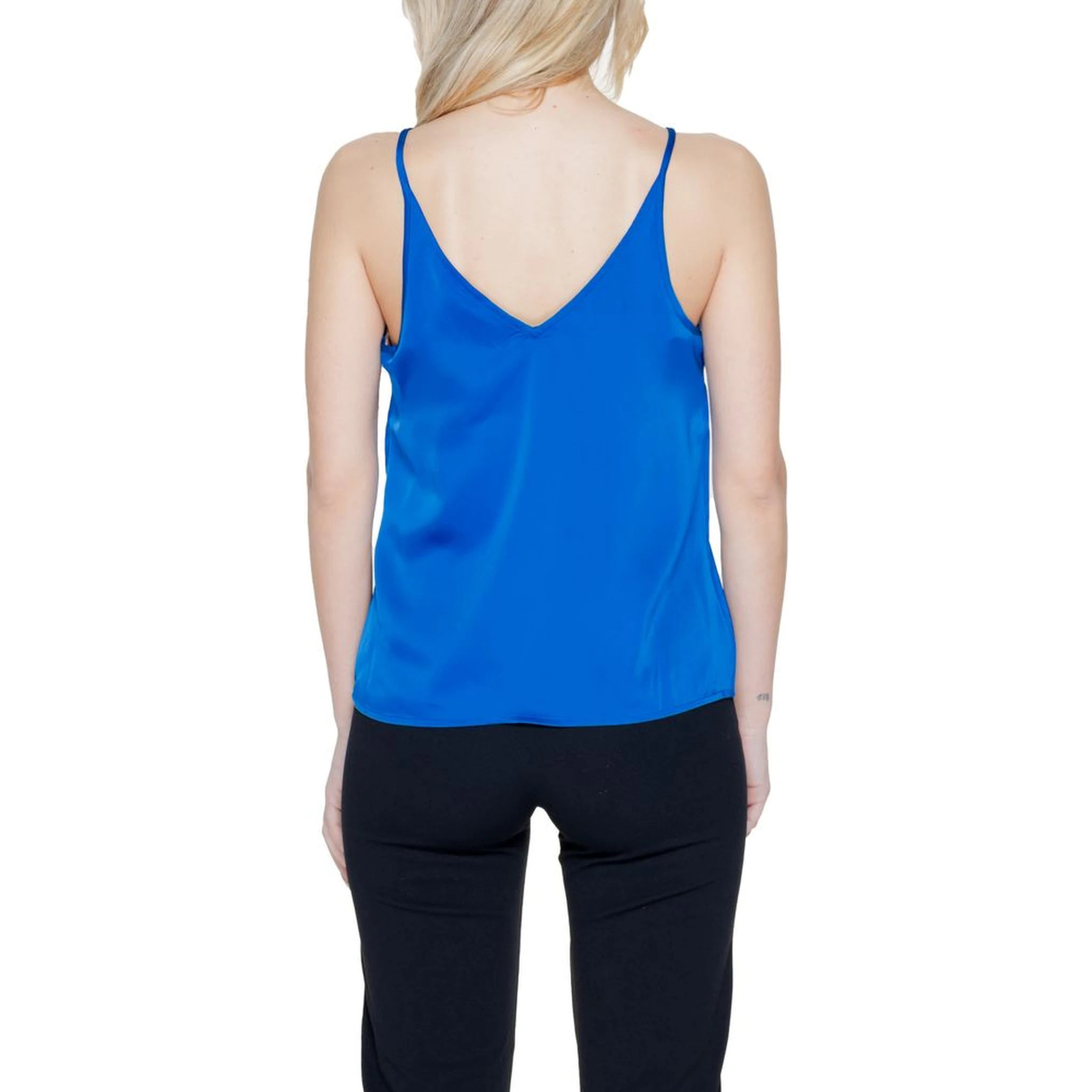Blue Polyester Top