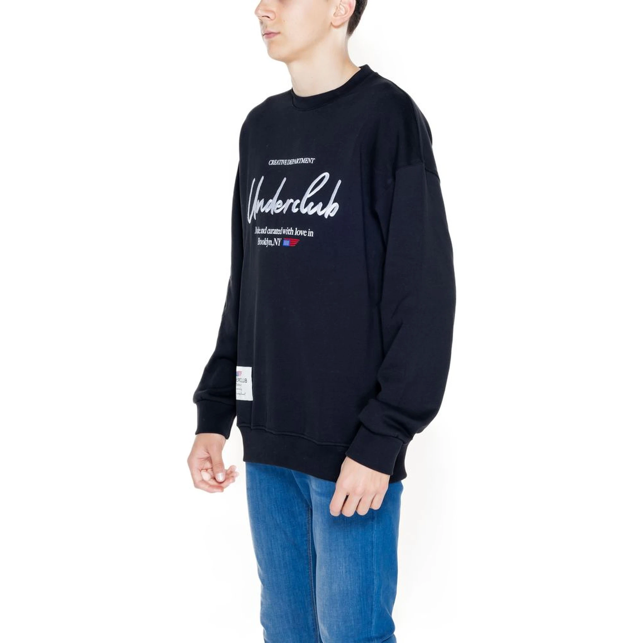 Black Cotton Sweatshirt