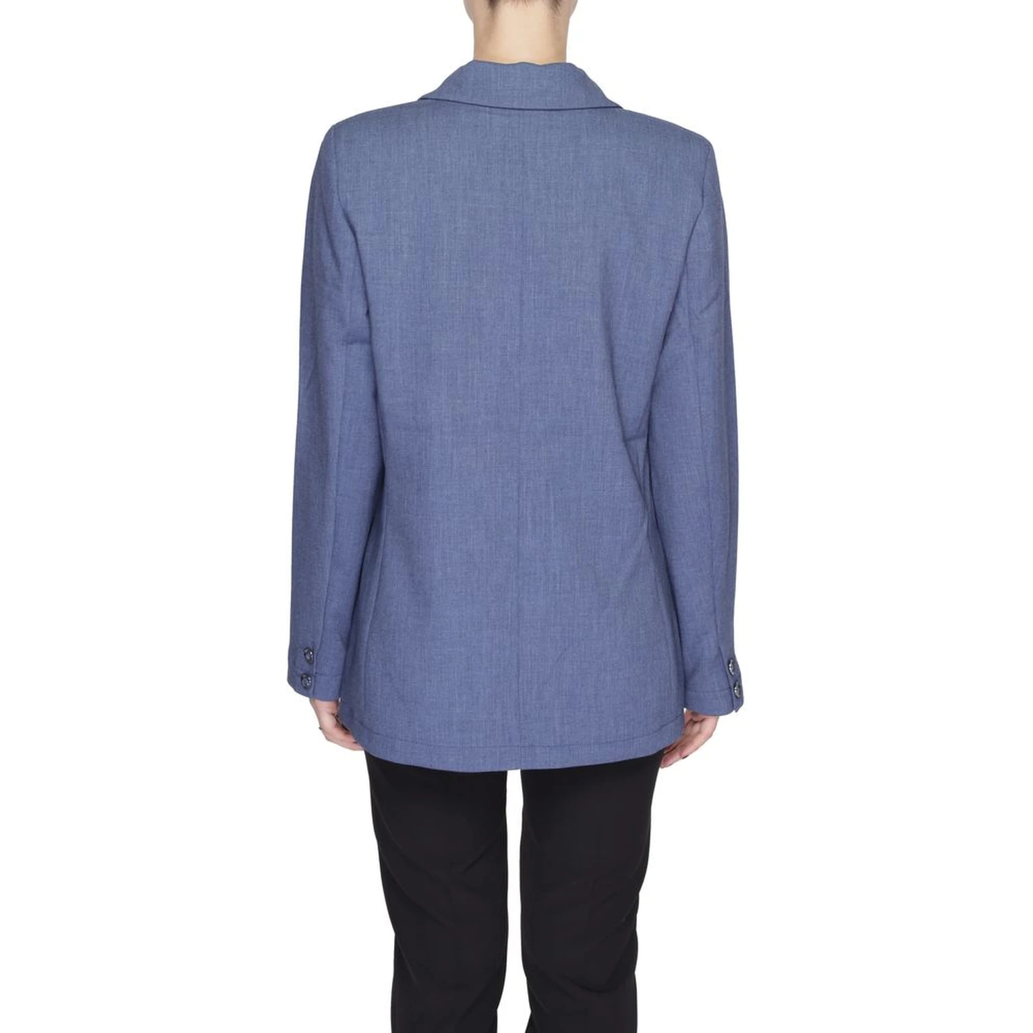 Blue Polyester Blazer