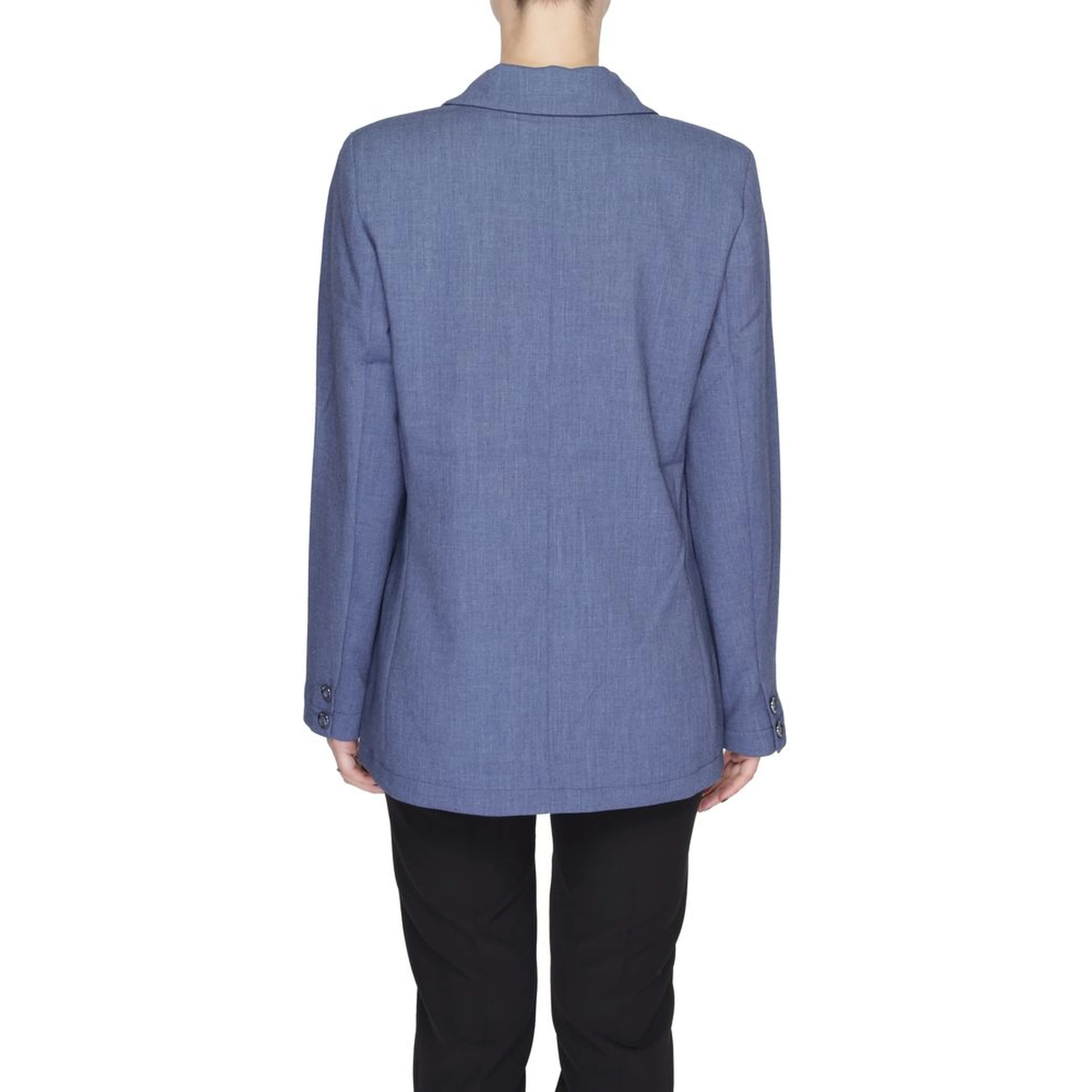 Blue Polyester Blazer
