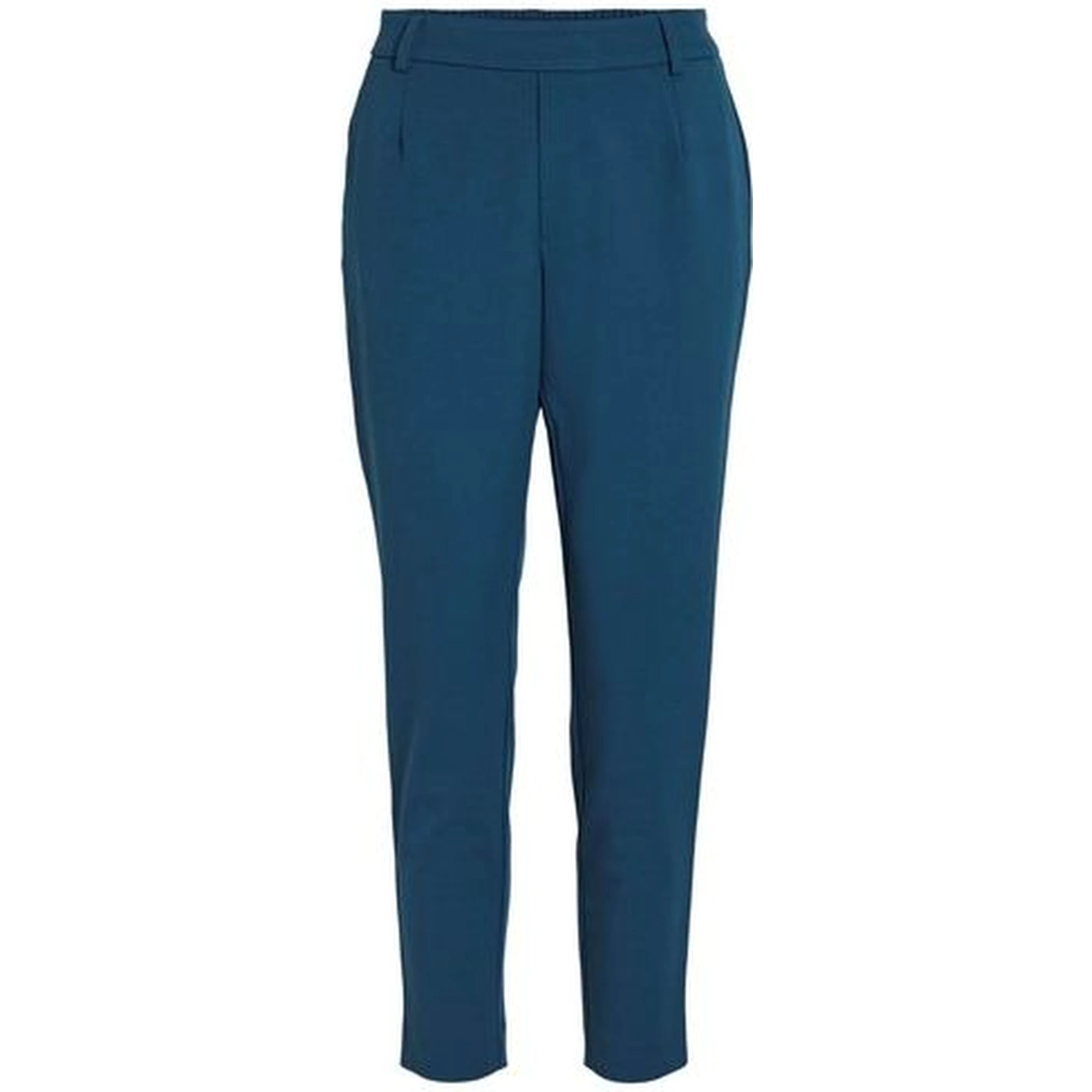 Blue Polyester Pants