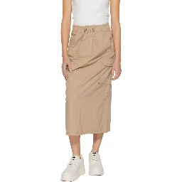 Beige Cotton Skirt