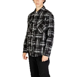 Black Polyester Coat