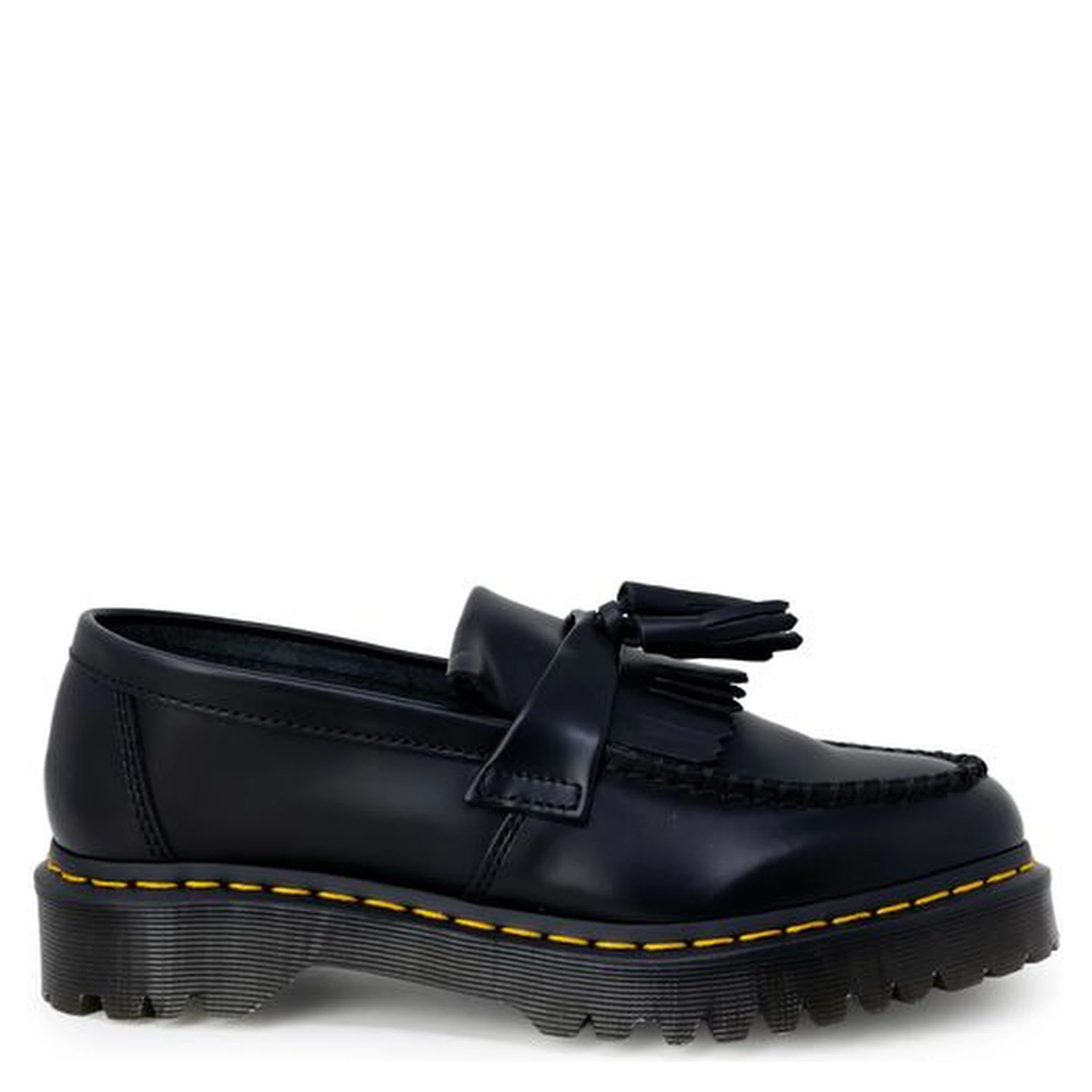 Black Leather Lace-Up Boots