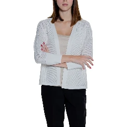 White Viscose Cardigan
