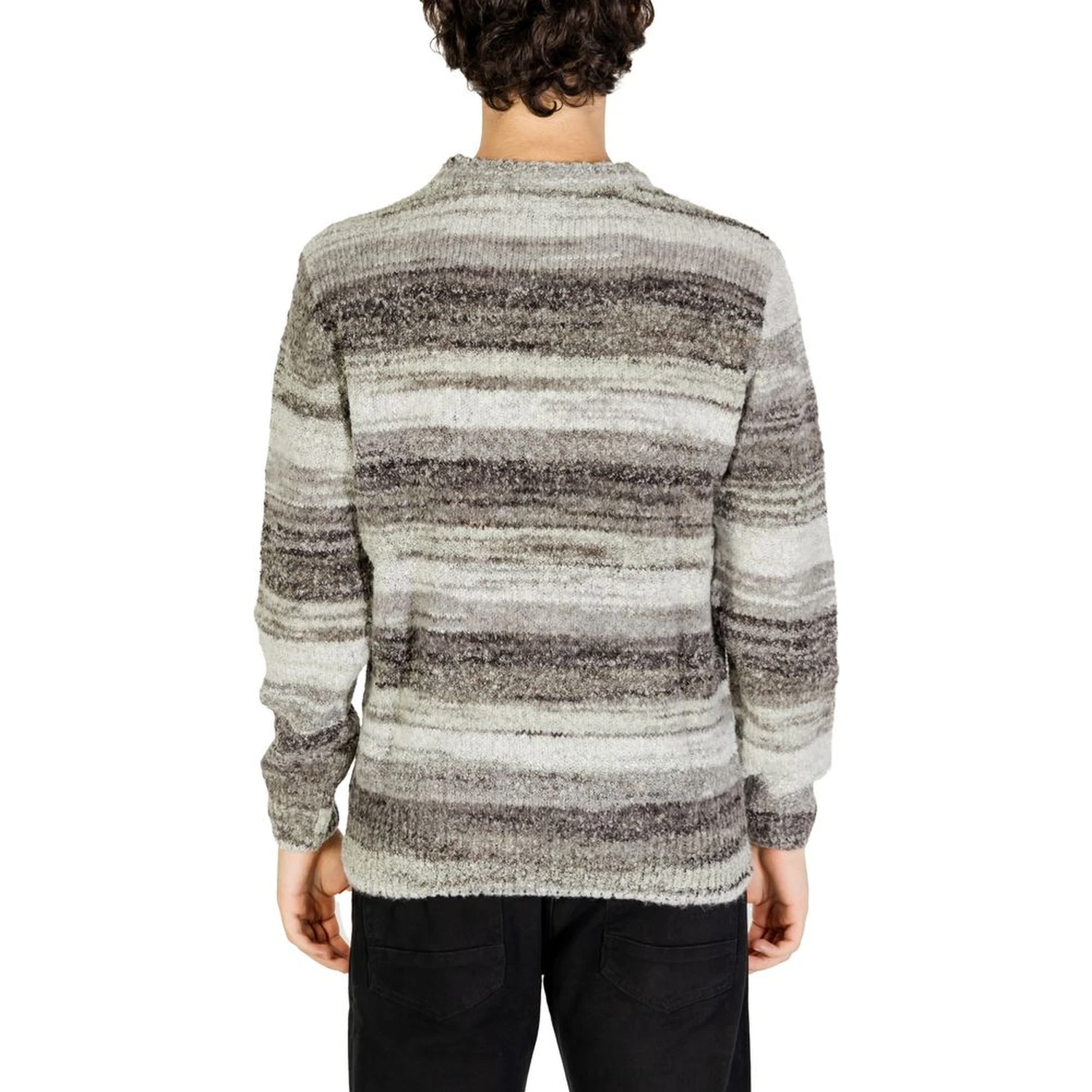 Gray Polyacrylic Sweatshirt