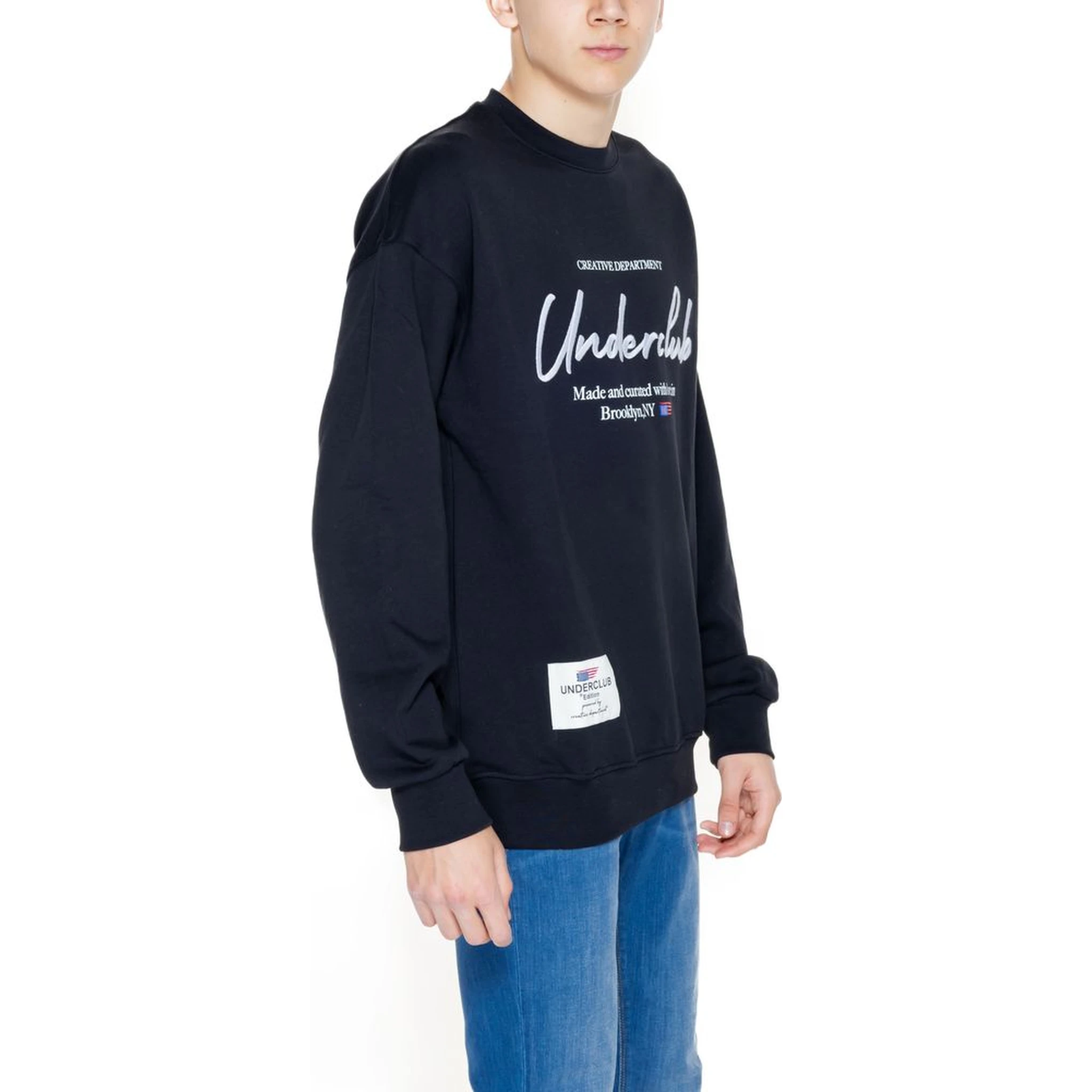 Black Cotton Sweatshirt