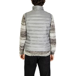 Gray Polyamide Sleveless Jacket