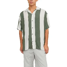 Green Viscose Shortsleeve Shirt