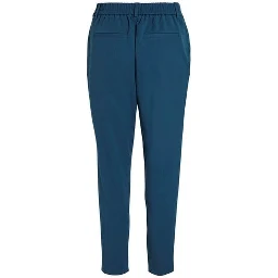 Blue Polyester Pants