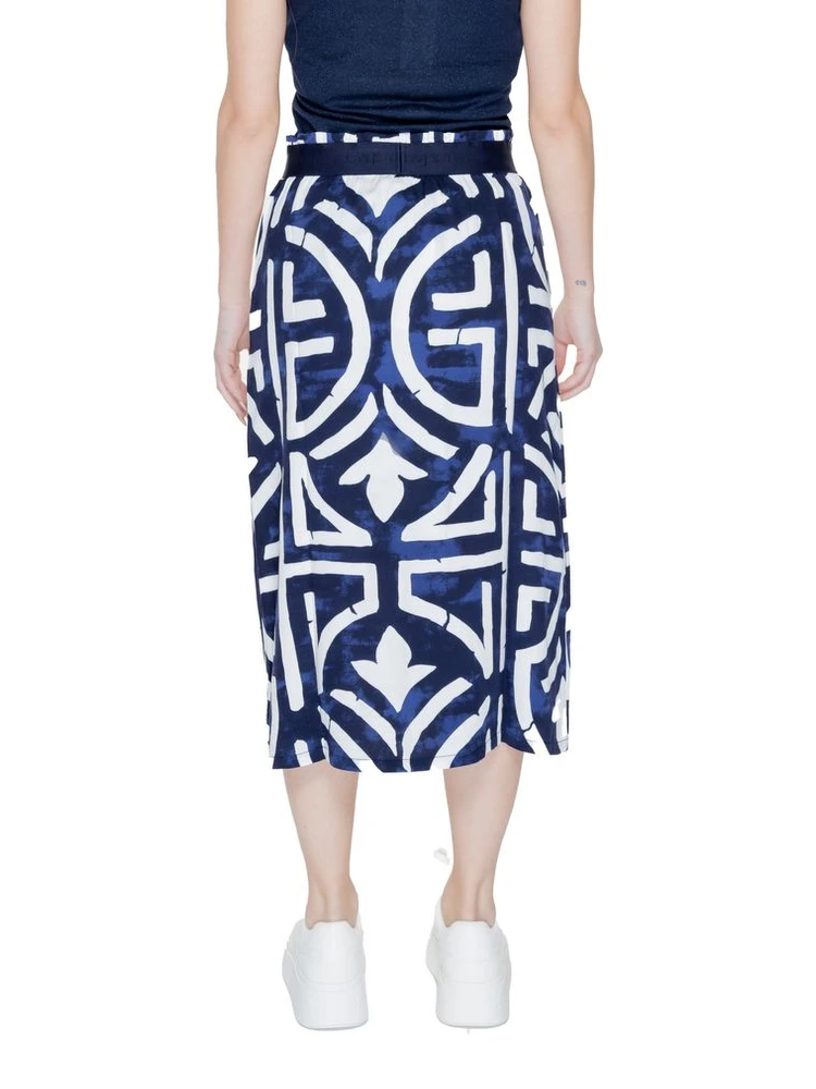 Blue Viscose Long Skirt alternative