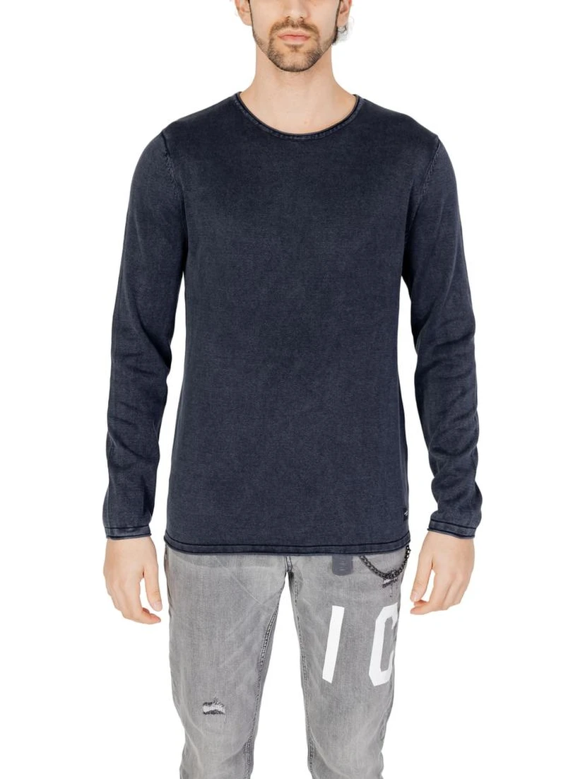 Blue Cotton Sweatshirt