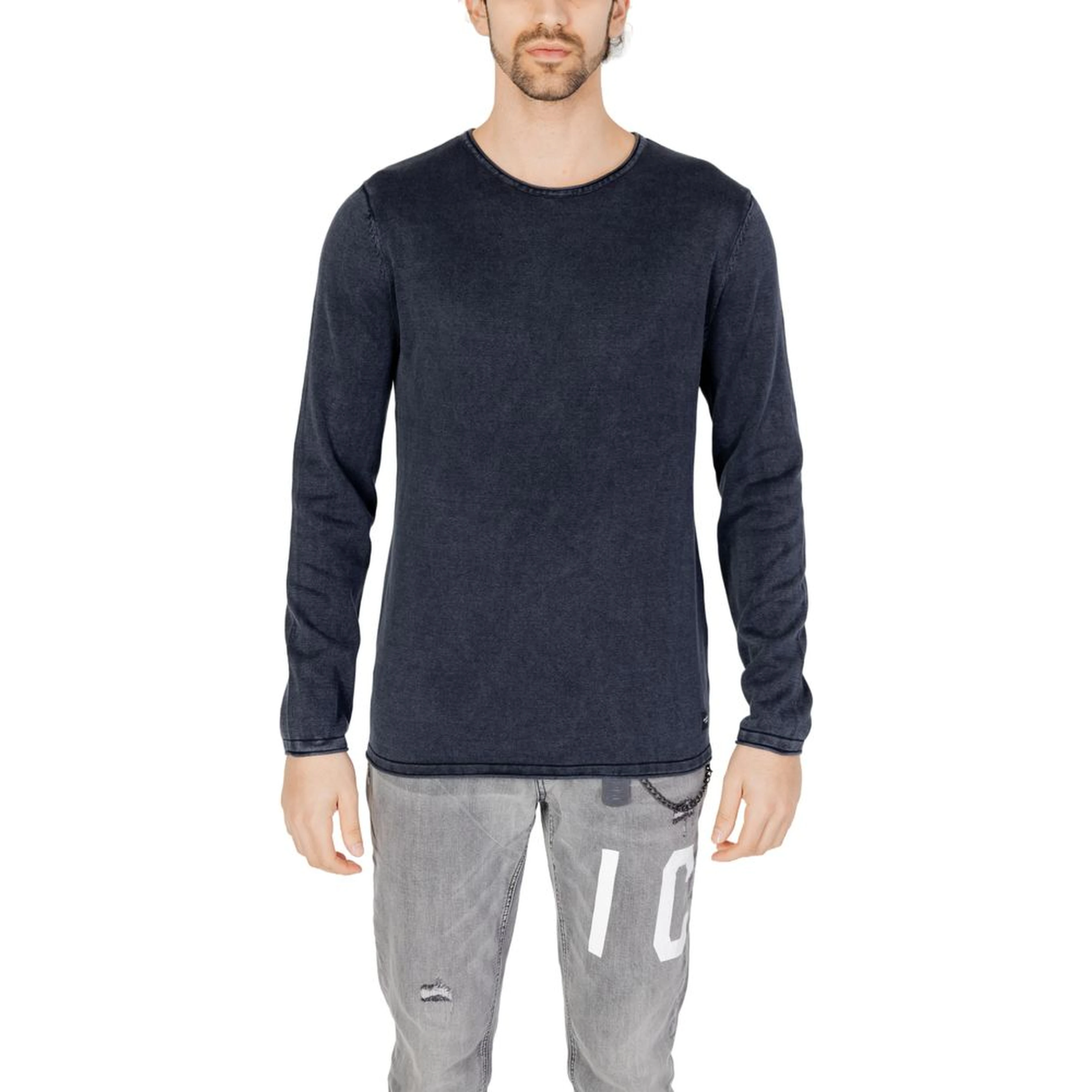 Blue Cotton Sweatshirt
