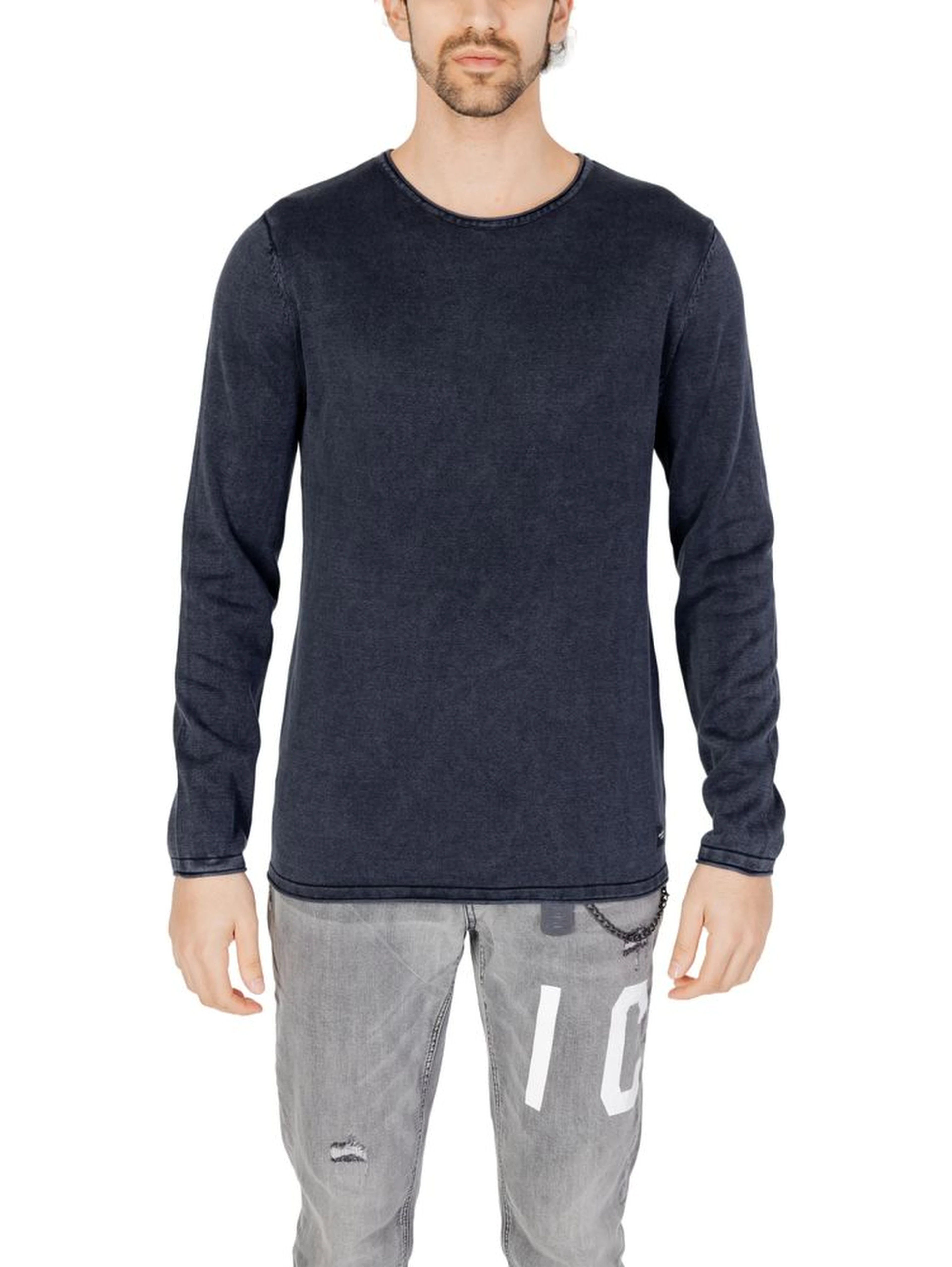 Blue Cotton Sweatshirt