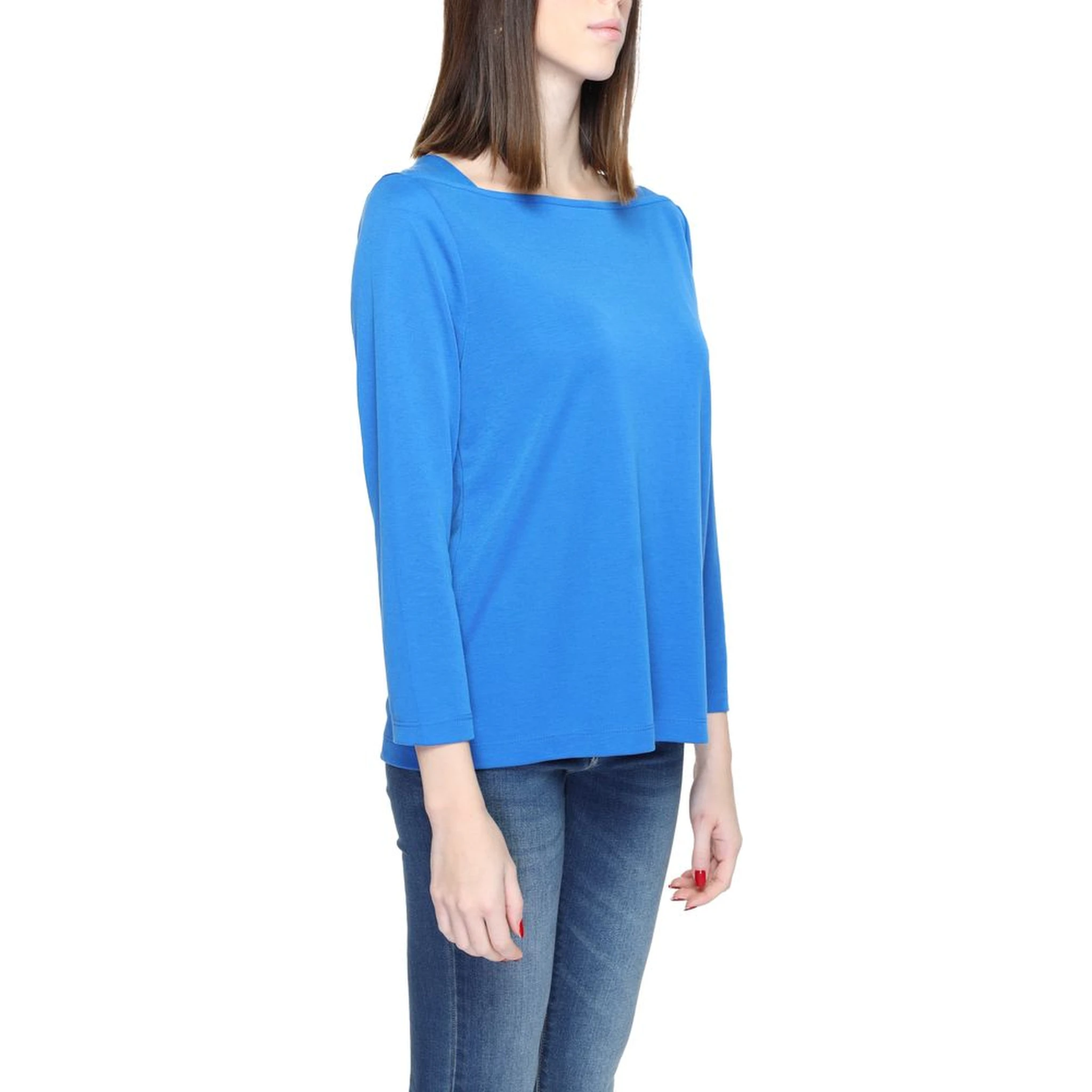 Blue Modal Long Sleeve T-Shirt