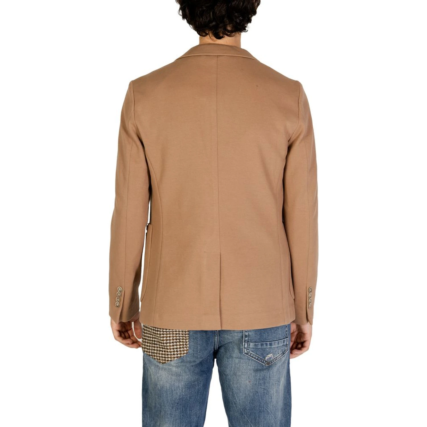 Beige Cotton Blazer