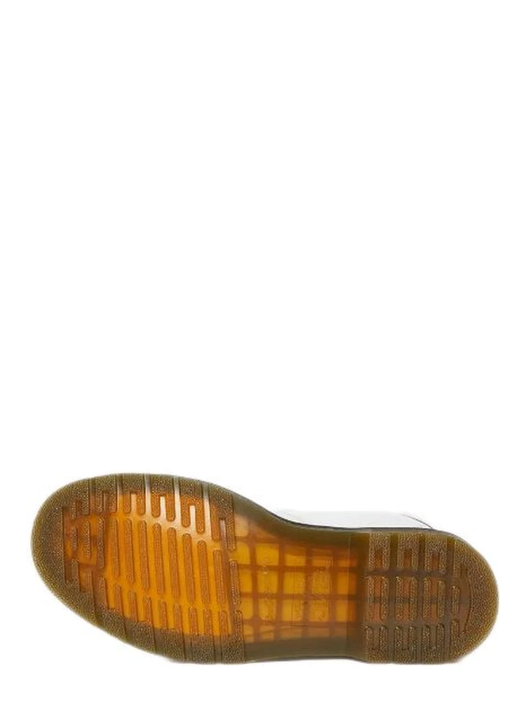 White Leather Lace-Up Boots alternative