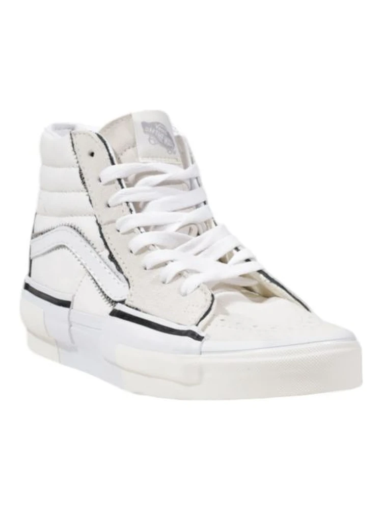 Beige Leather High Top Sneakers alternative