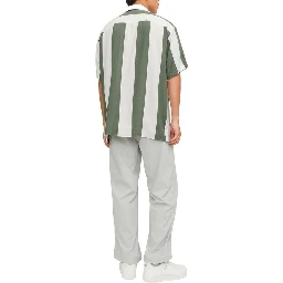 Green Viscose Shortsleeve Shirt