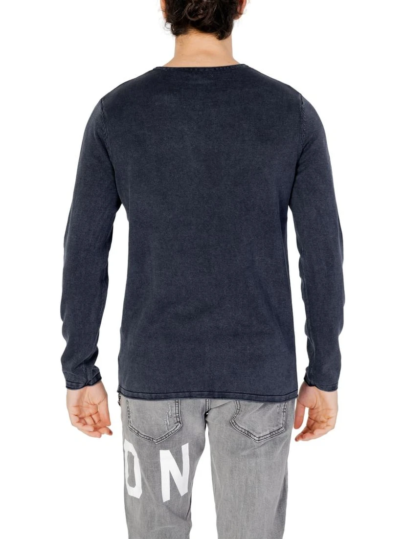 Blue Cotton Sweatshirt