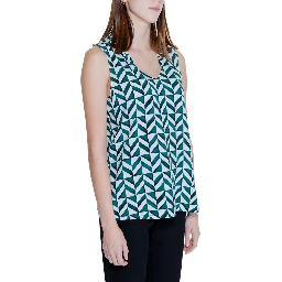 Green Viscose Tank Tops