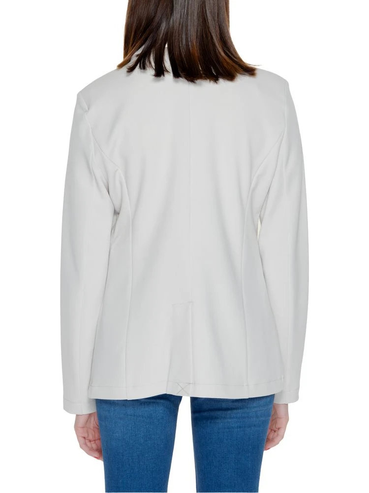 Beige Polyester Blazer alternative