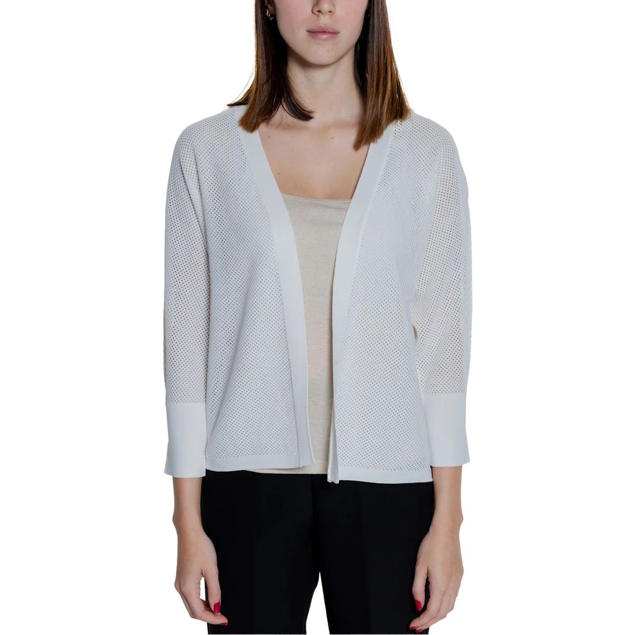 White Viscose Cardigan
