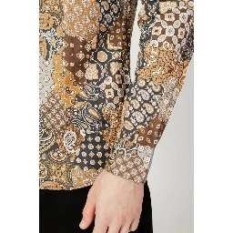 Beige Cotton Pattern Shirt