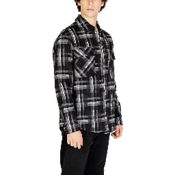 Black Polyester Coat