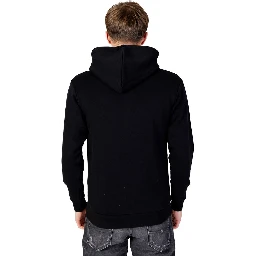 Black Polyester Hoodie