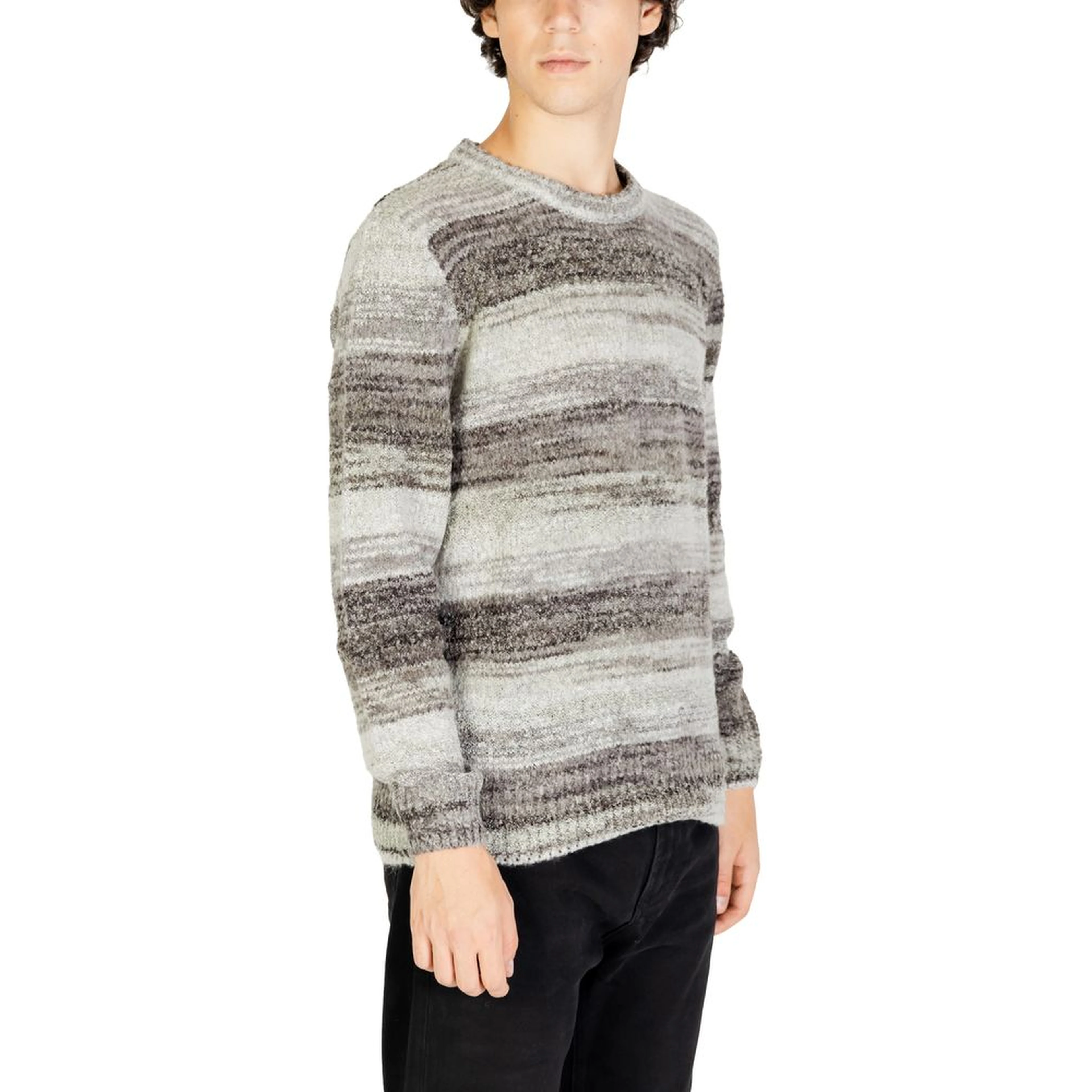 Gray Polyacrylic Sweatshirt