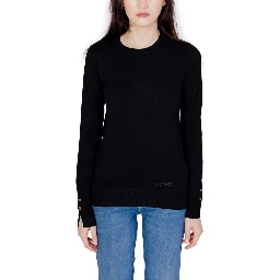 Black Cotton Sweatshirt