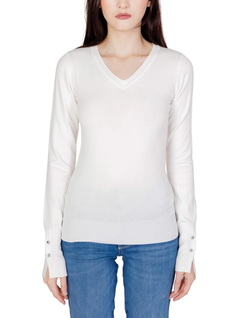 White Cotton Sweatshirt