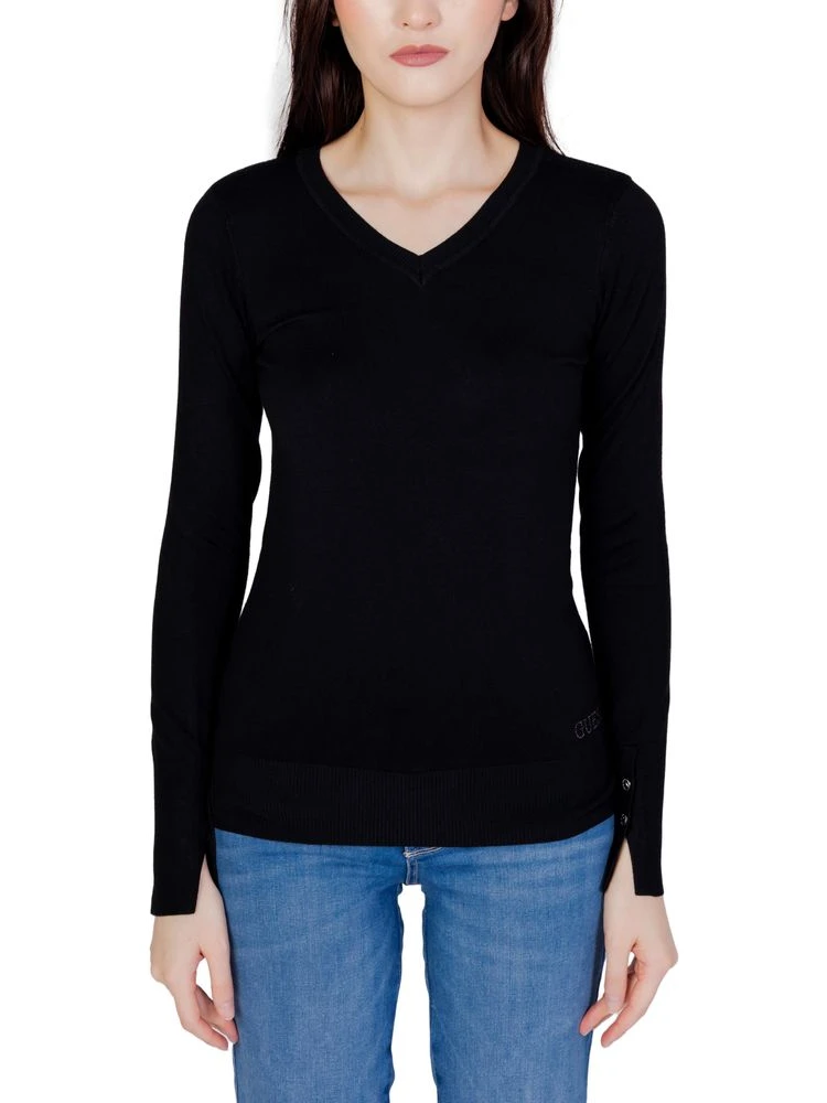 Black Cotton Sweatshirt