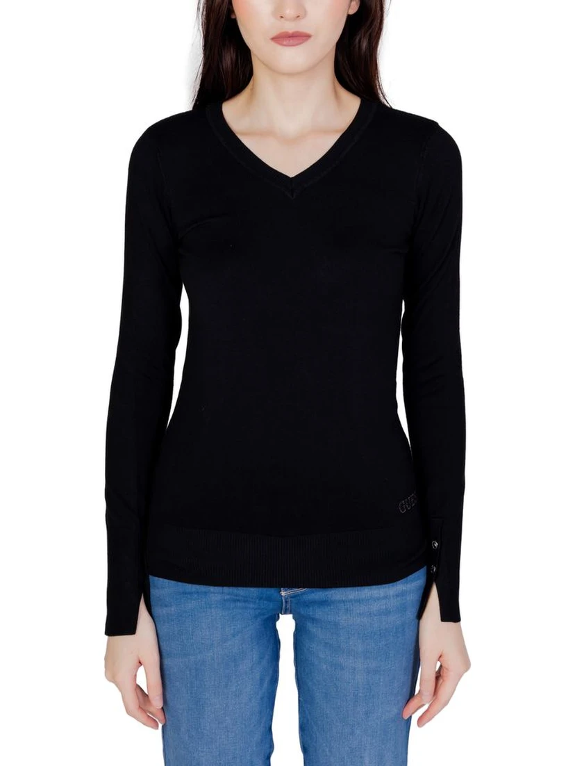 Black Cotton Sweatshirt