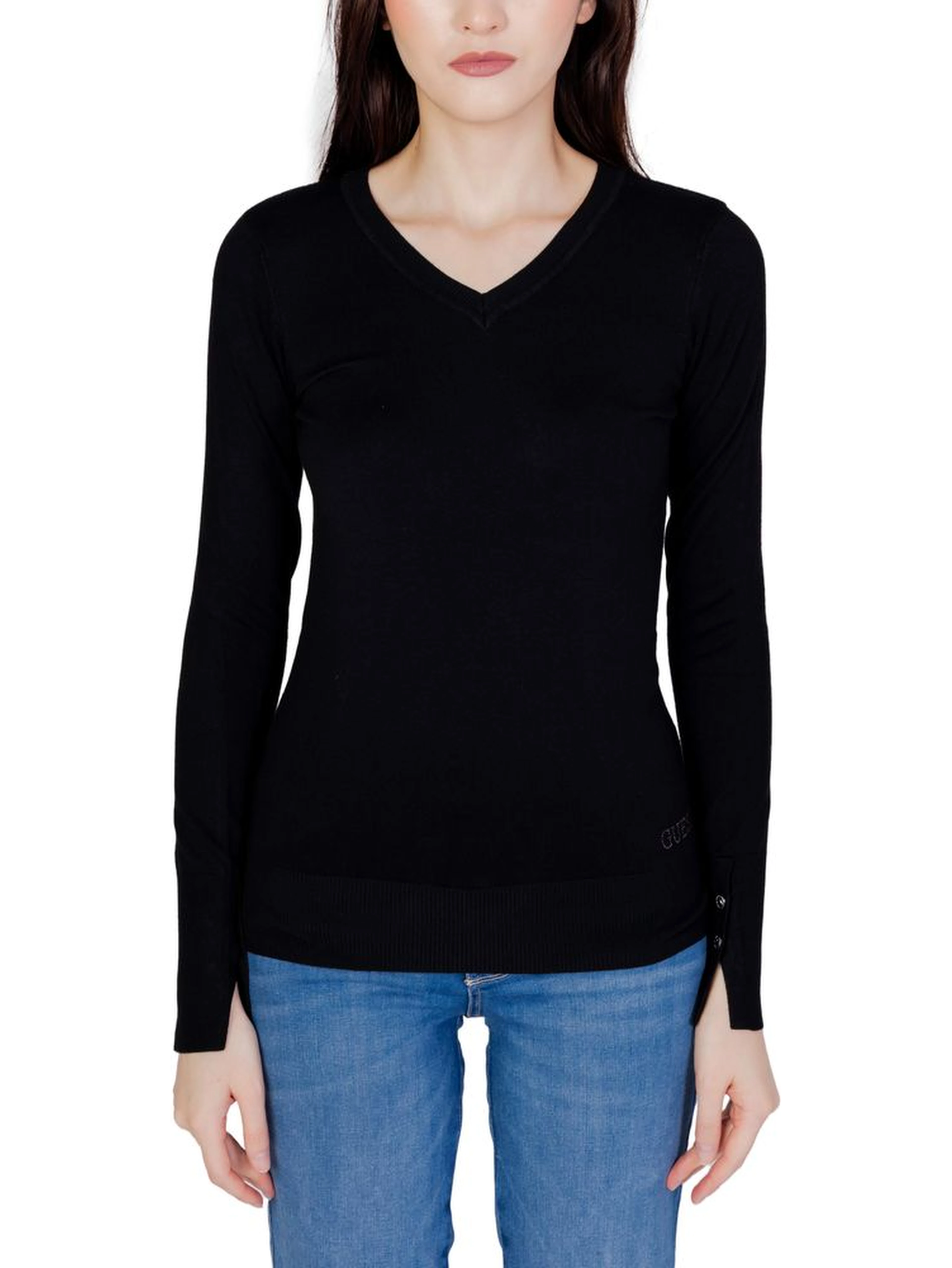 Black Cotton Sweatshirt