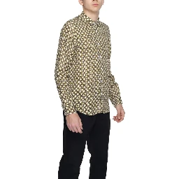 Beige Linen Pattern Shirt