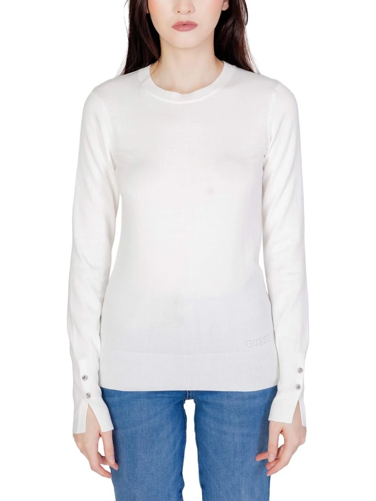 White Cotton Sweatshirt