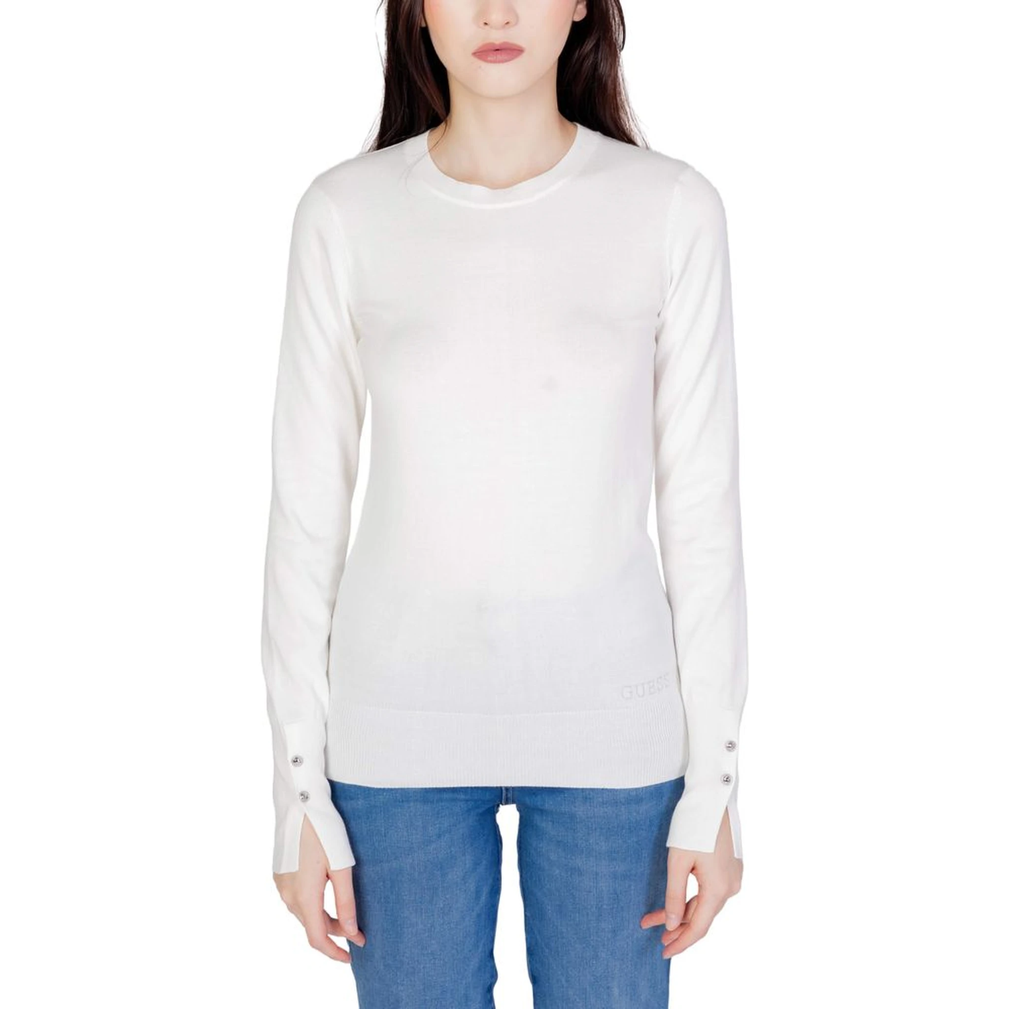 White Cotton Sweatshirt