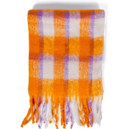Orange Polyester Scarf