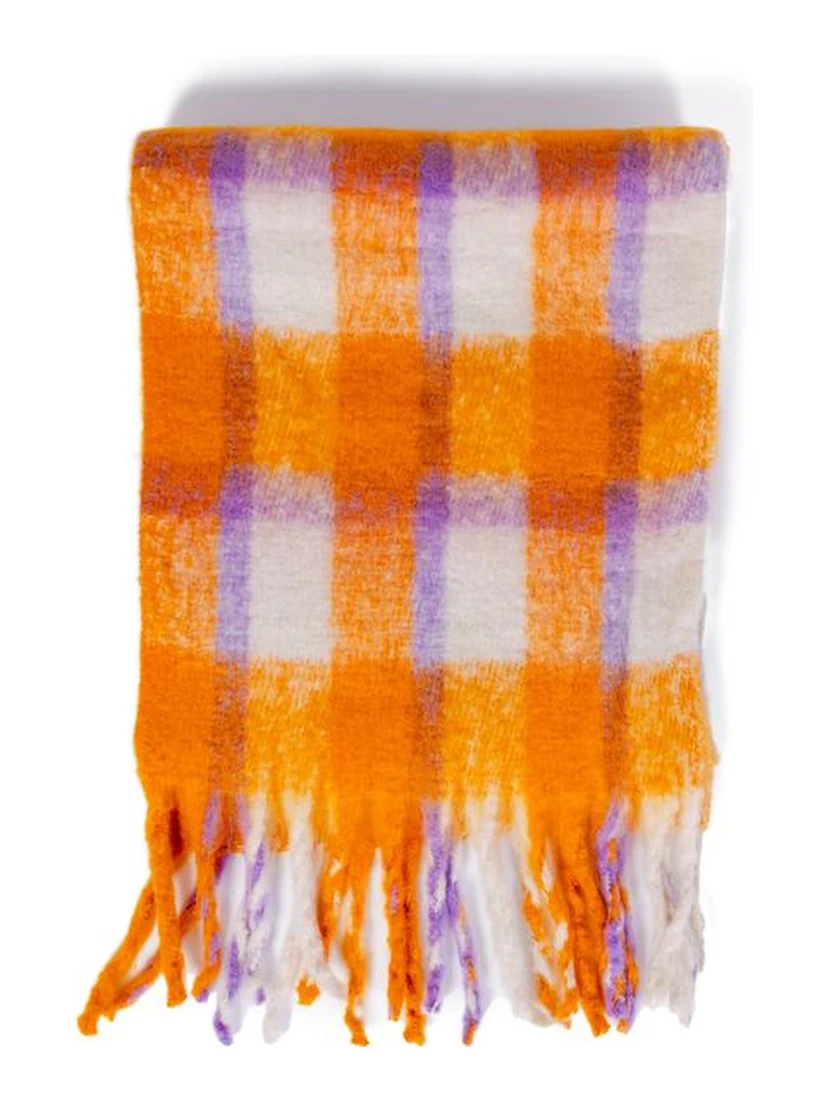 Orange Polyester Scarf