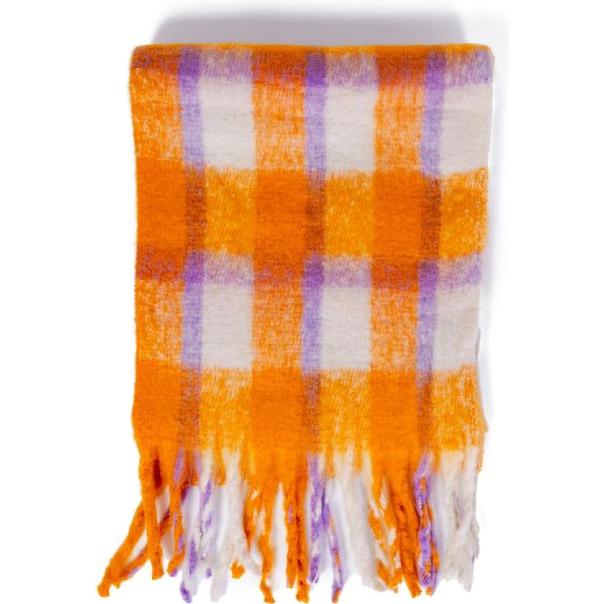 Orange Polyester Scarf