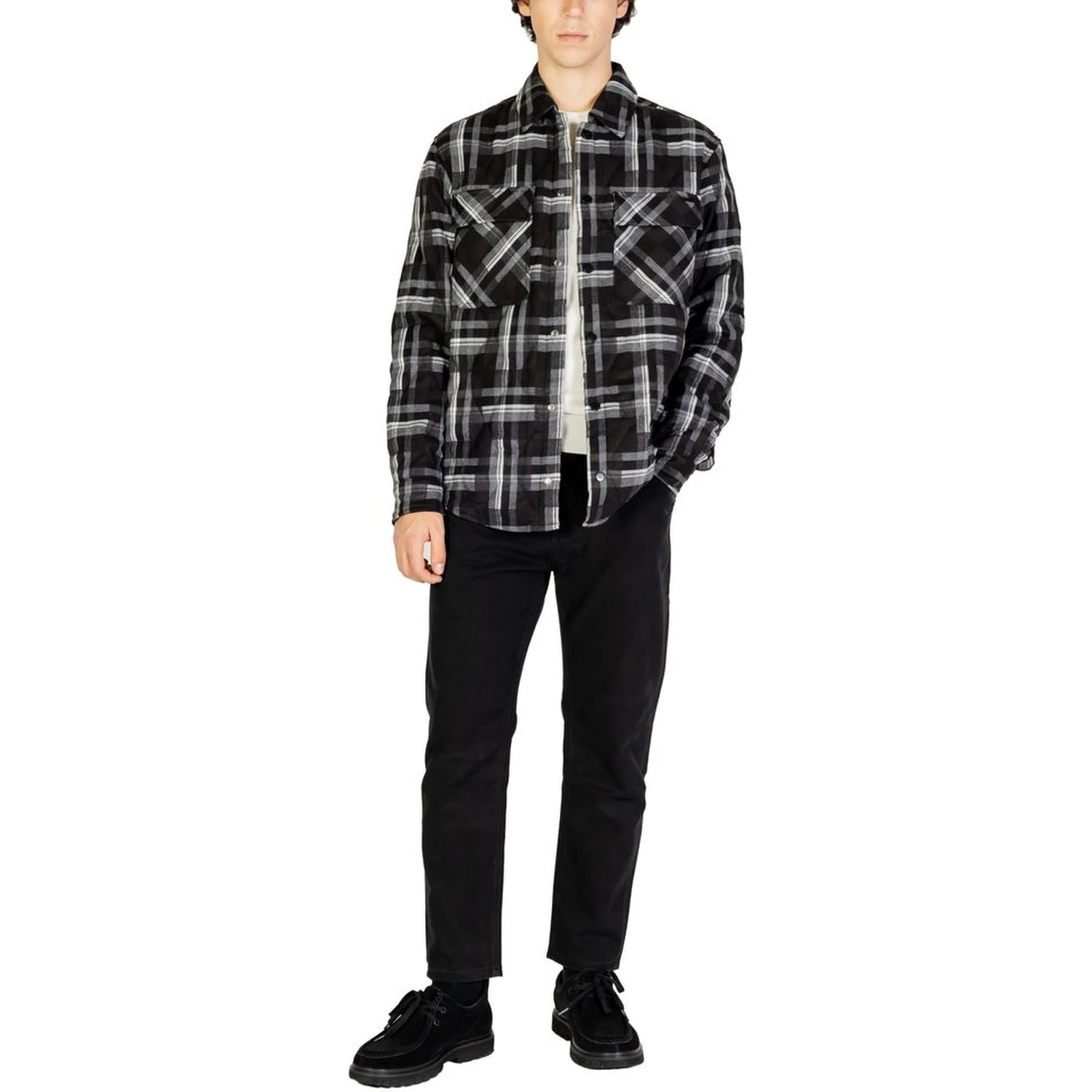 Black Polyester Coat