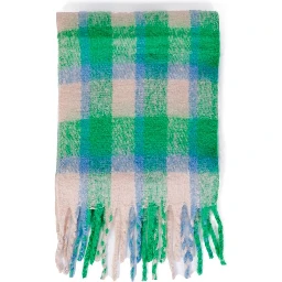 Green Polyester Scarf