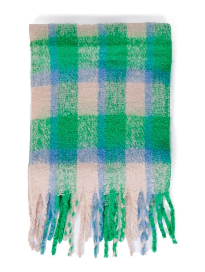 Green Polyester Scarf