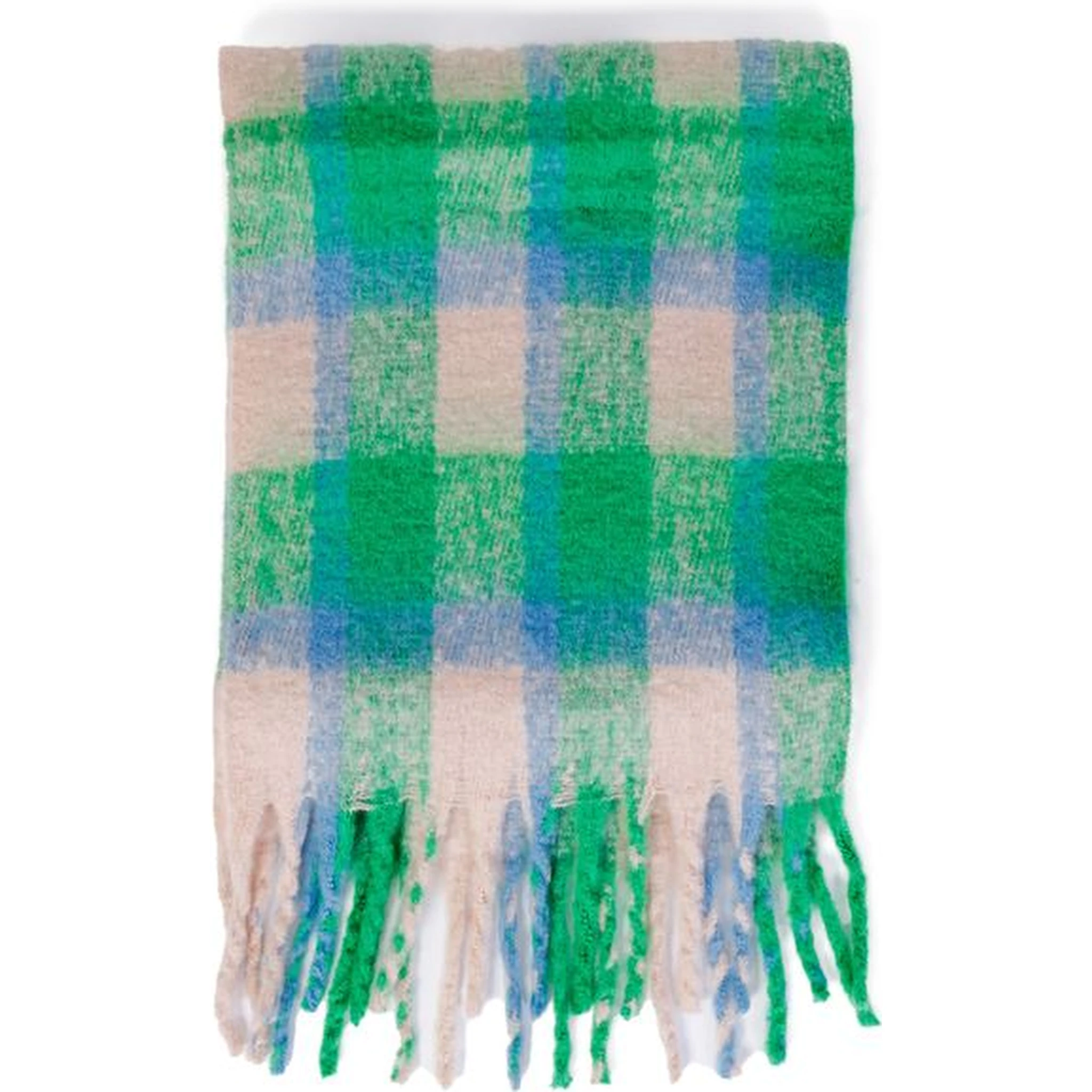 Green Polyester Scarf