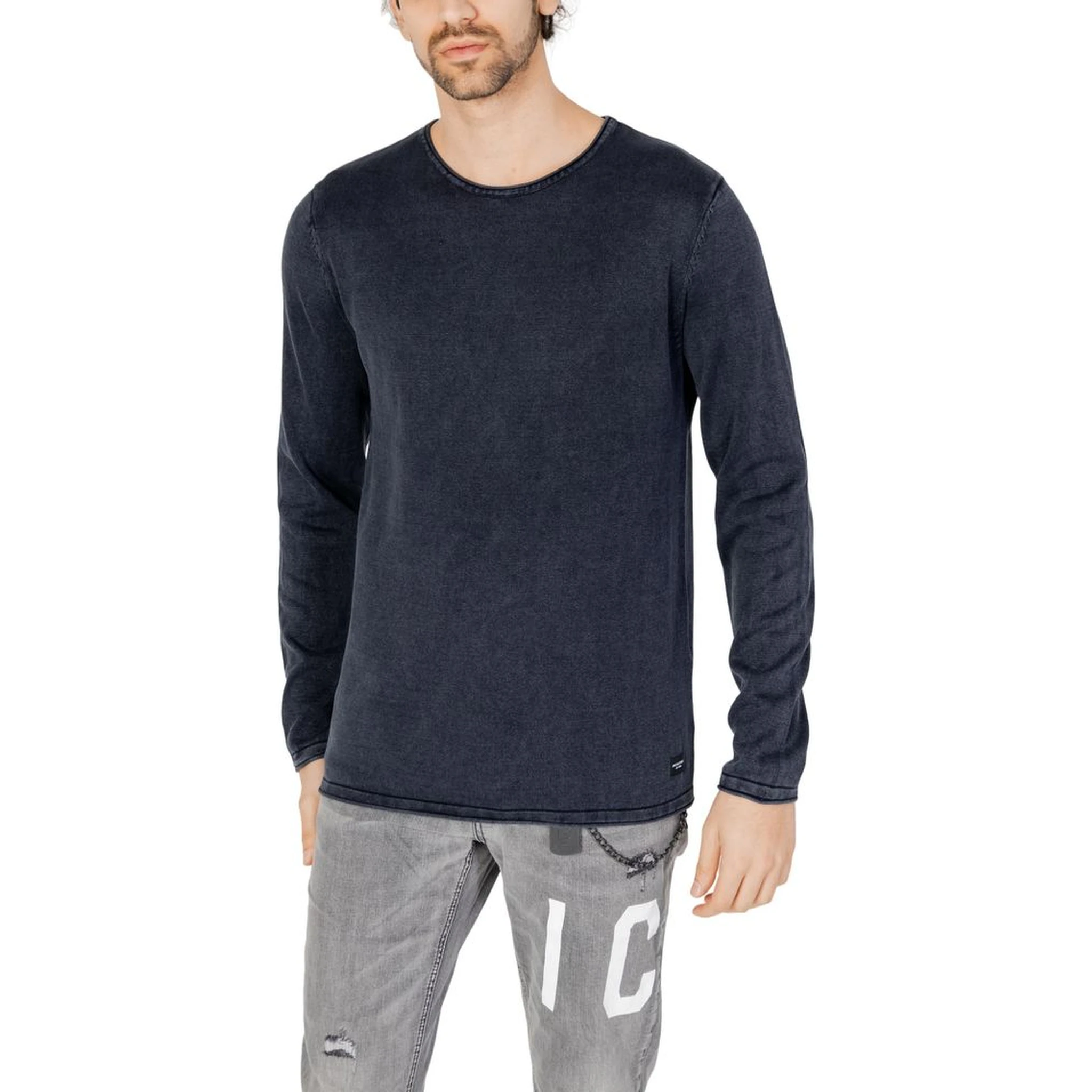 Blue Cotton Sweatshirt